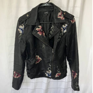 Mod X | Black Faux Leather Jacket | Womens Medium